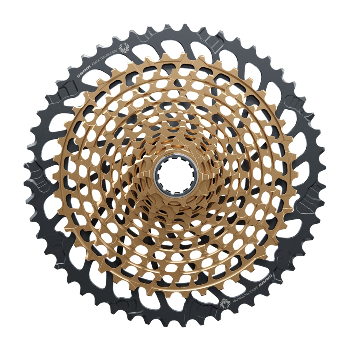 00.2418.107.001 - SRAM AM CS XG 1299 EAGLE 10-52T ZŁOTY