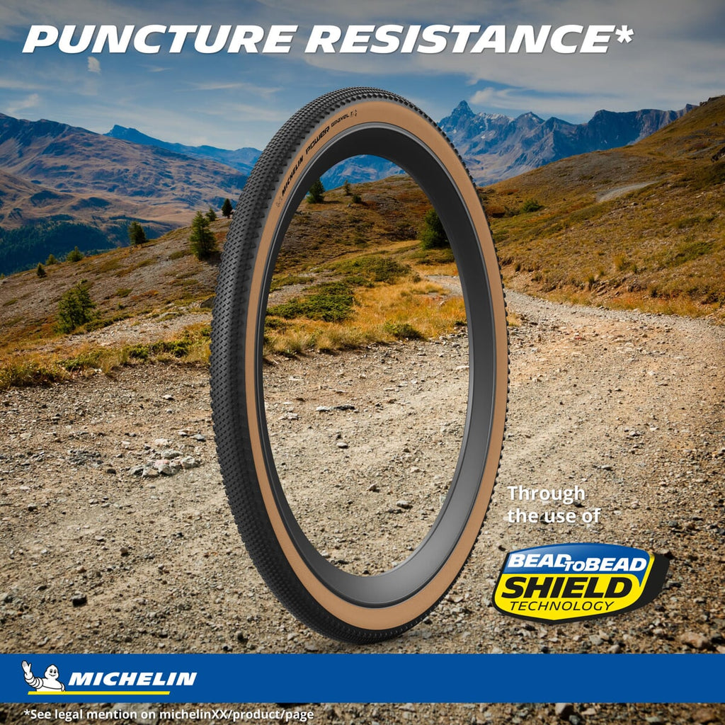 OPONA MICHELIN POWER GRAVEL CLASSIC V2 700X40C LINIA ZAWODNICZA KEVLAR MAGI-X TS TLR (041636)