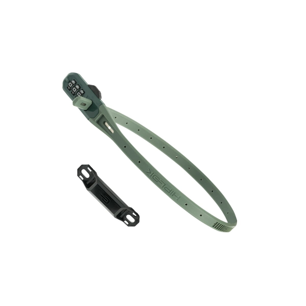 Zamek Rowerowy HIPLOK Z-LOK COMBO V2 Zielony, Wysoka Ochrona Antykradzieżowa