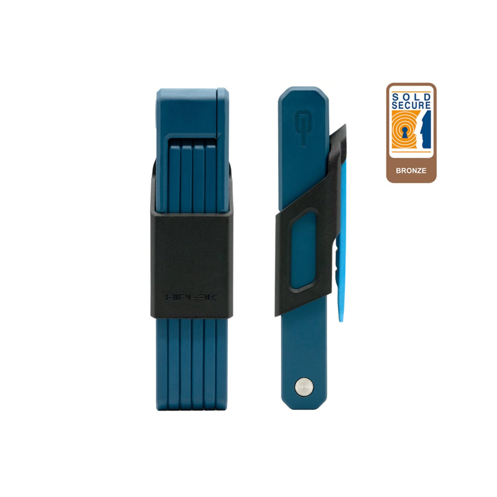 Rowerowy Zamek Składany Hiplok Switch 85cm Niebieski | Hartowana Stal | Solid Secure Bronze