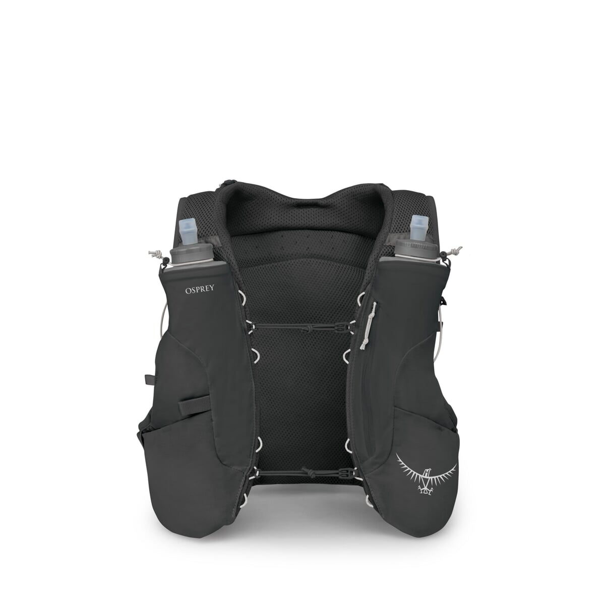 Osprey Kamizelka Biegowa Duro 1.5 z Soft Flaskami, Czarna, Męska, Ultralekka, Bez Podskakiwania