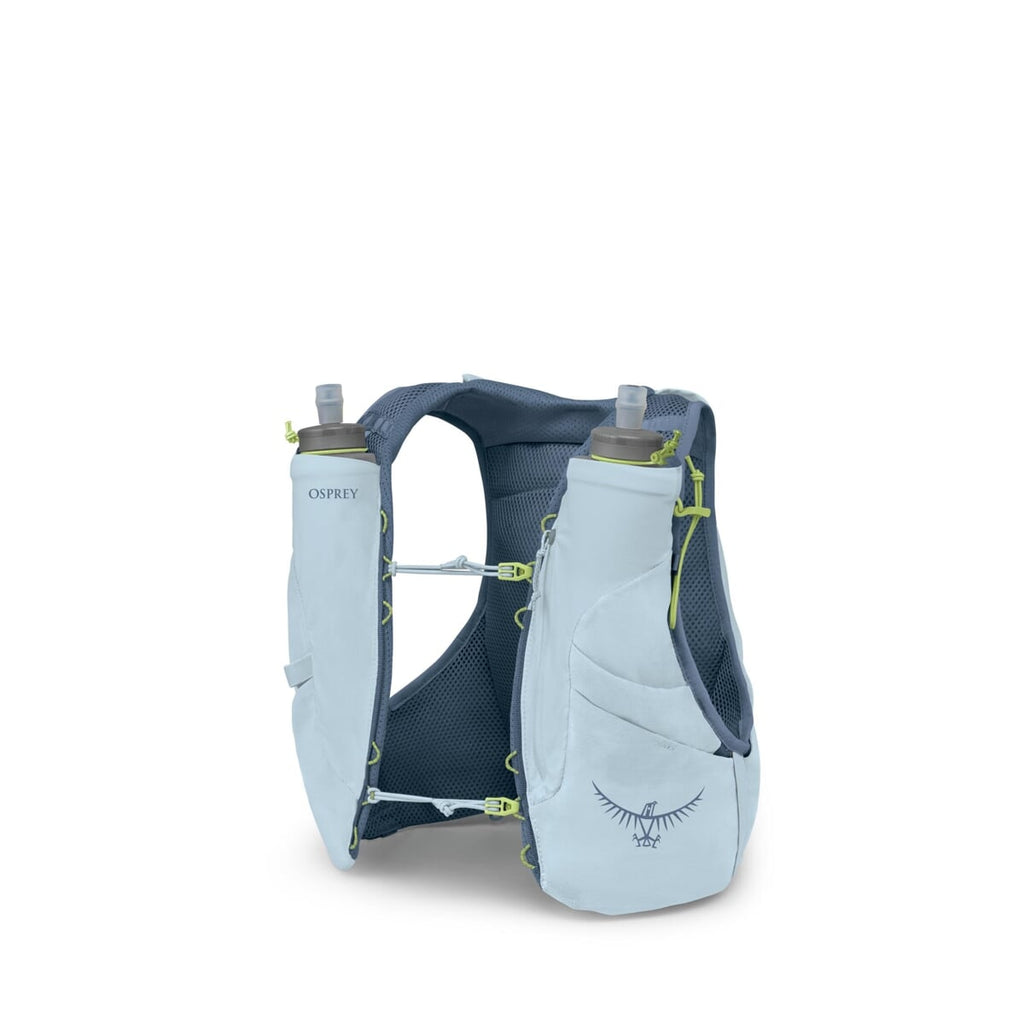 Kamizelka Biegowa Damska Osprey Dyna 6 W-Flasks Dawn Blue – Bezuciskowa, 6L, z 2x500ml Flaskami, na Długie Dystanse