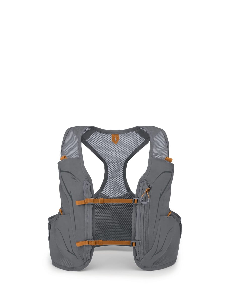 OSPREY Kamizelka Biegowa DURO LT Phantom Szara/Pomarańczowa - Ultralekka, Profesjonalna, Unisex