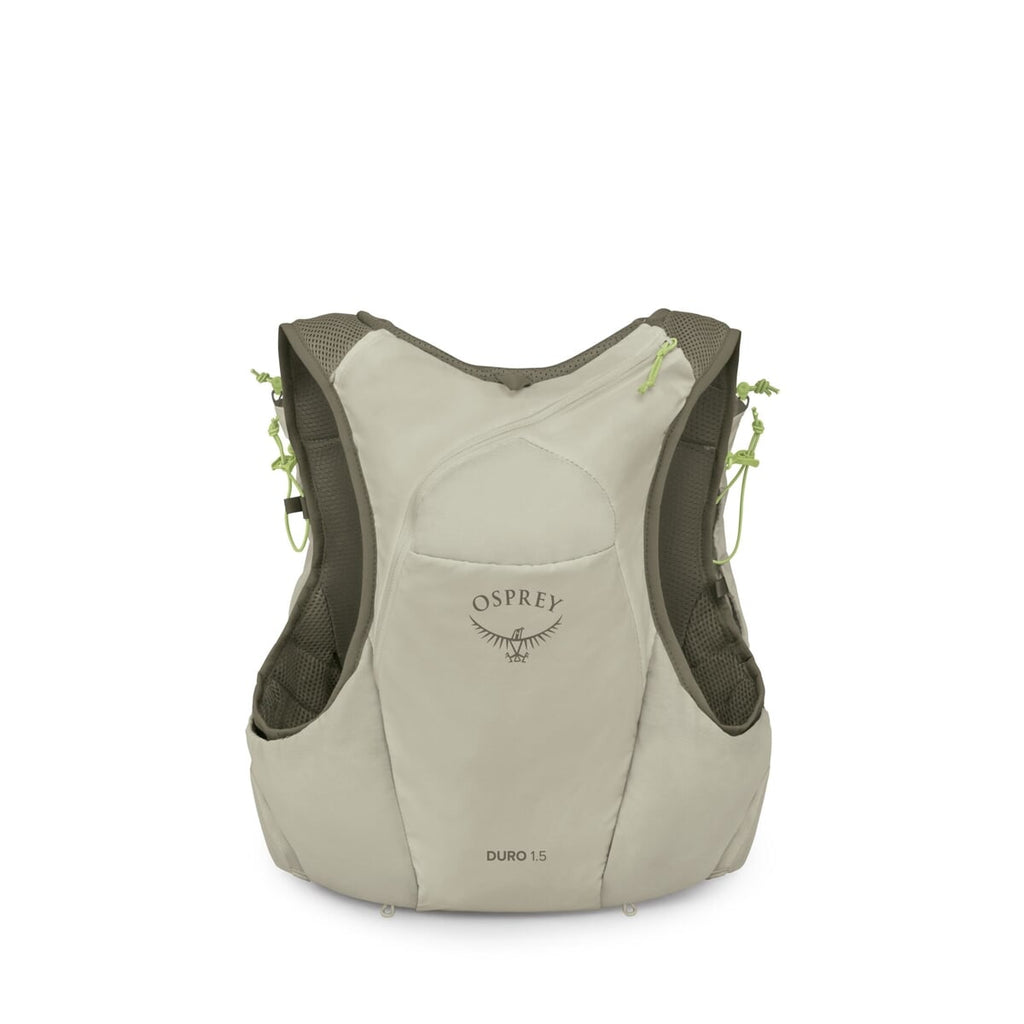 Osprey Duro 1.5 Kamizelka Biegowa Męska z Flaskami, Lekka, Oddychająca, Bez Podskakiwania, 1.5L, Sandy Grey