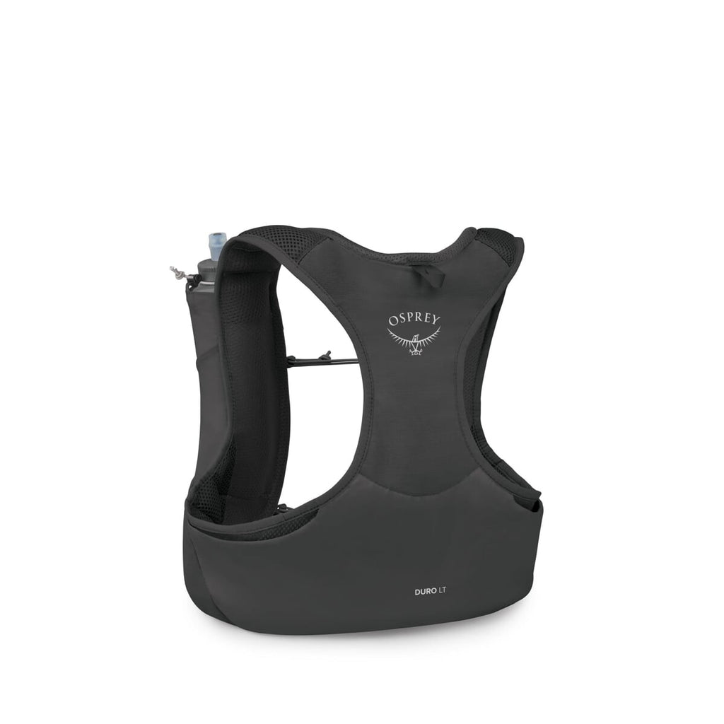 Osprey Duro LT Kamizelka Biegowa Męska z Soft Flaskami 500ml – Czarna, Lekka, Profesjonalna na Maratony i Ultra