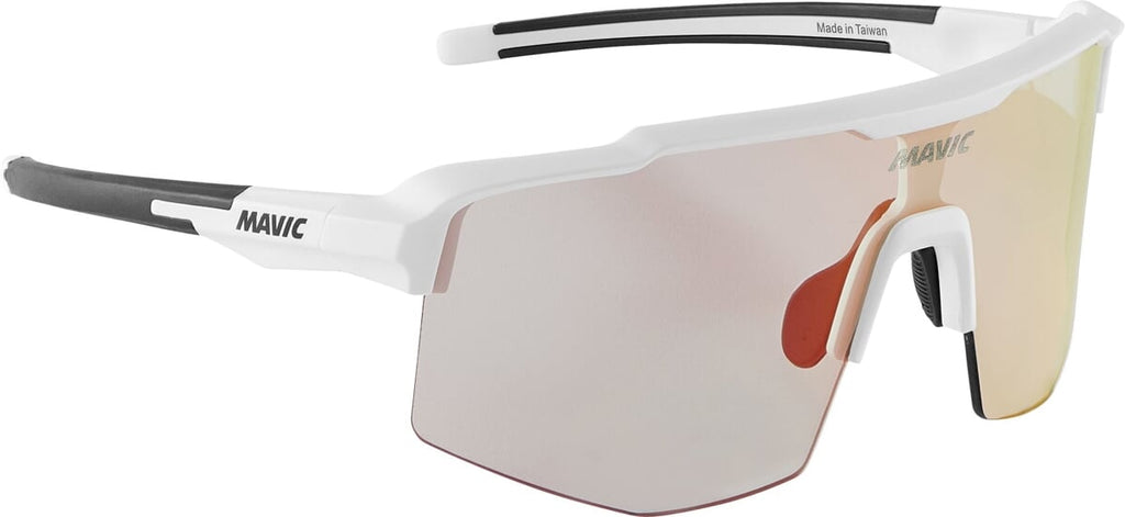 GOGLE MAVIC SHIELD BIAŁE/CZERWONE FOTOCHROMICZNE (G000794)