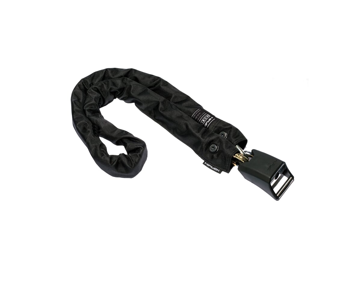 Zamek Rowerowy Hiplok Homie Silver 120cm, Hartowana Stal 8mm, Ochrona Domowa, Stopień Silver