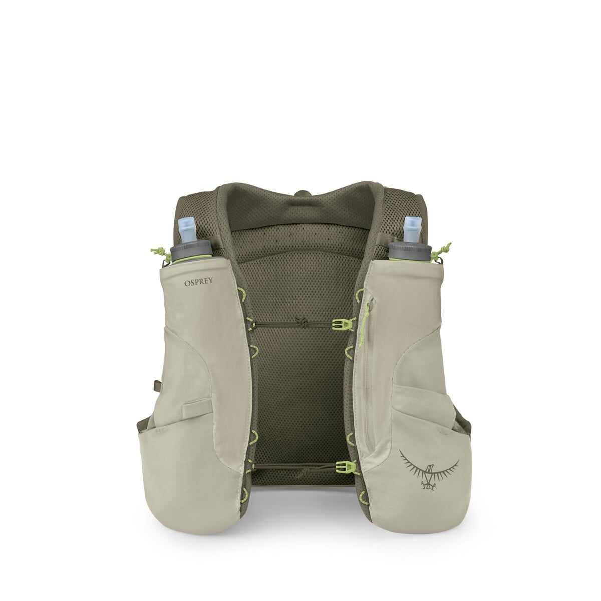Osprey Duro 6 Kamizelka Biegowa z Softflaskami 2x500ml – Stabilność i Komfort na Długie Dystanse, Kolor Sandy Grey