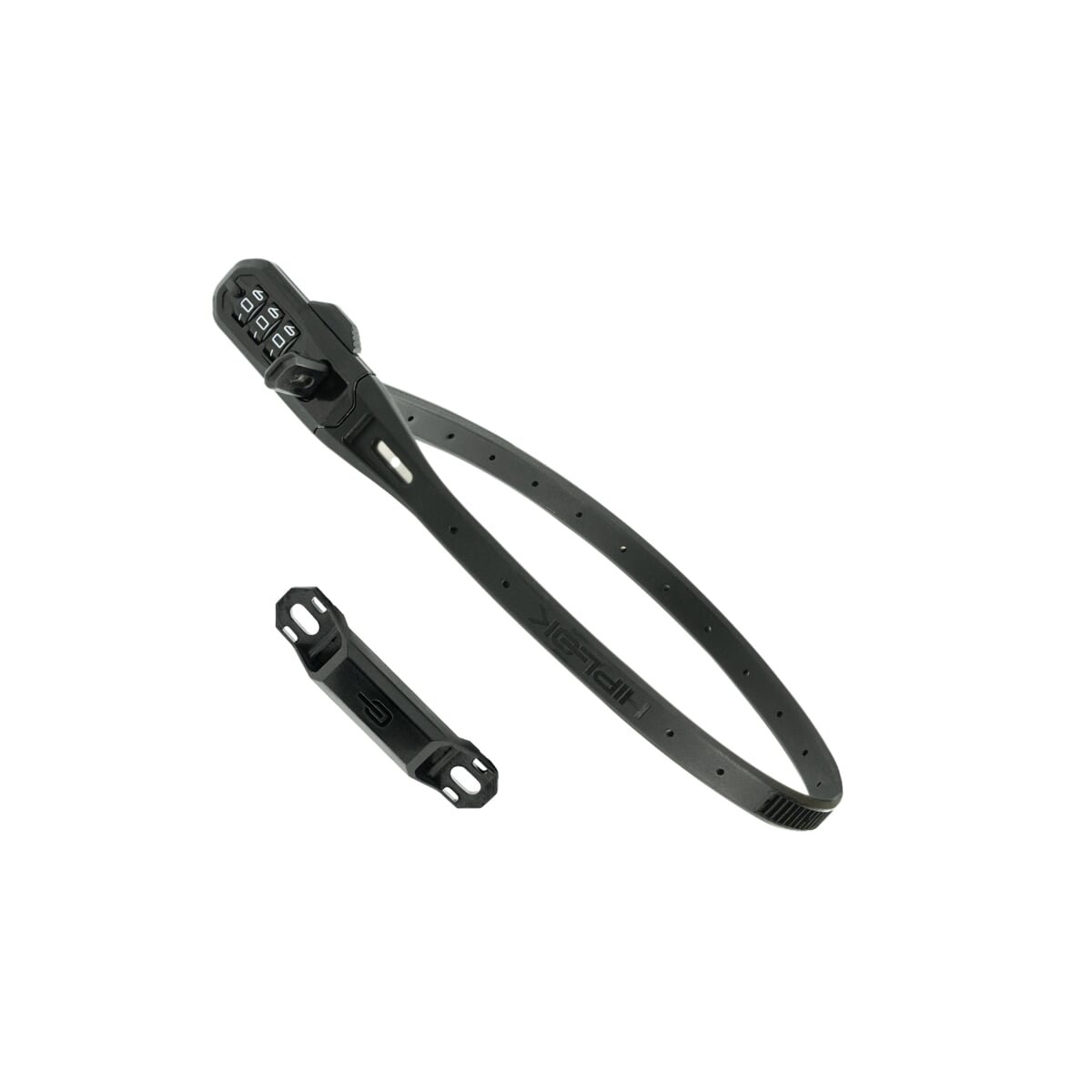 HipLok Z-Lok Combo V2 Czarny Zamek Rowerowy Antykradzieżowy 3-Cyfrowy