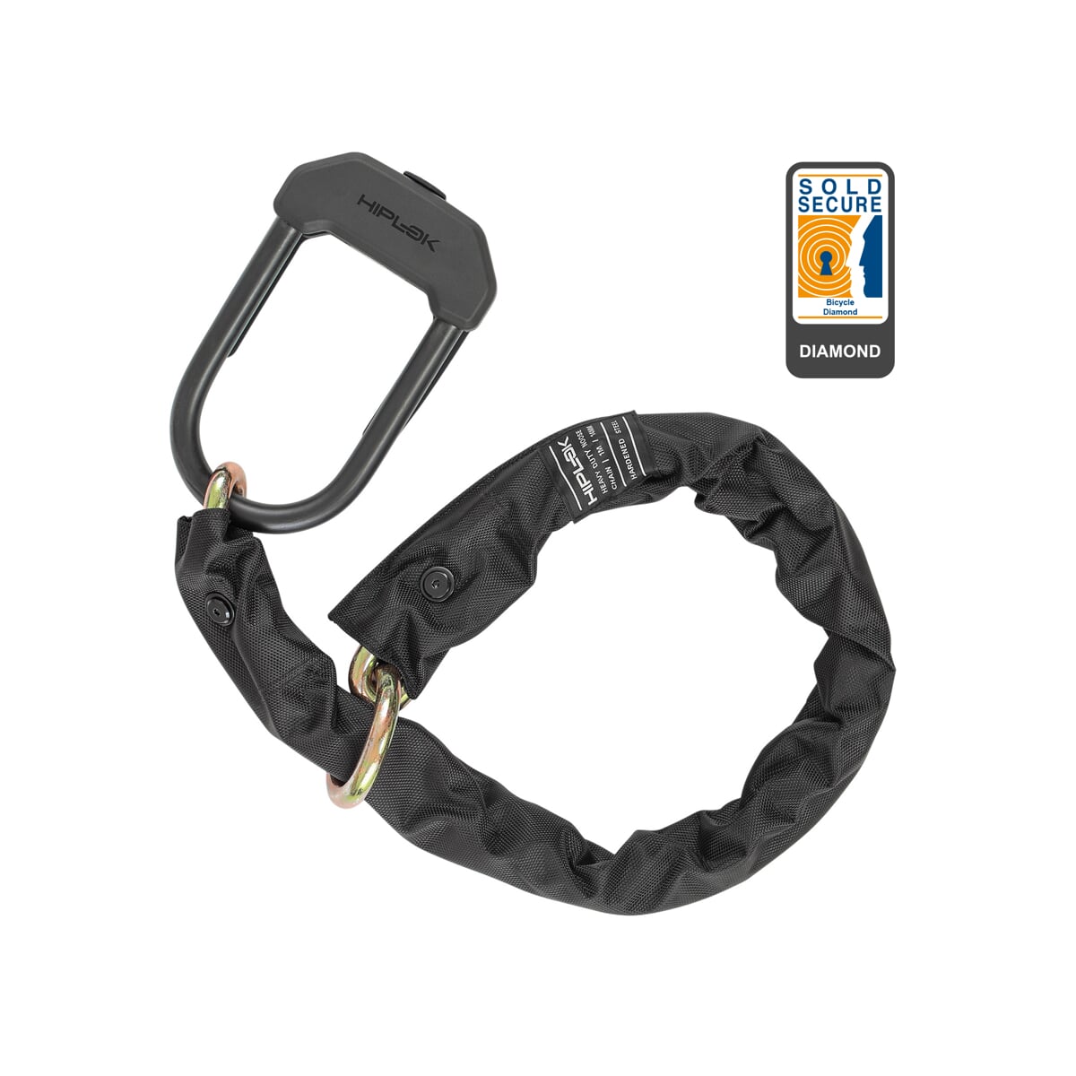 Zapięcie Rowerowe HIPLOK DXXL 14mm Hartowana Stal, Sold Secure Diamond, Waga 6kg