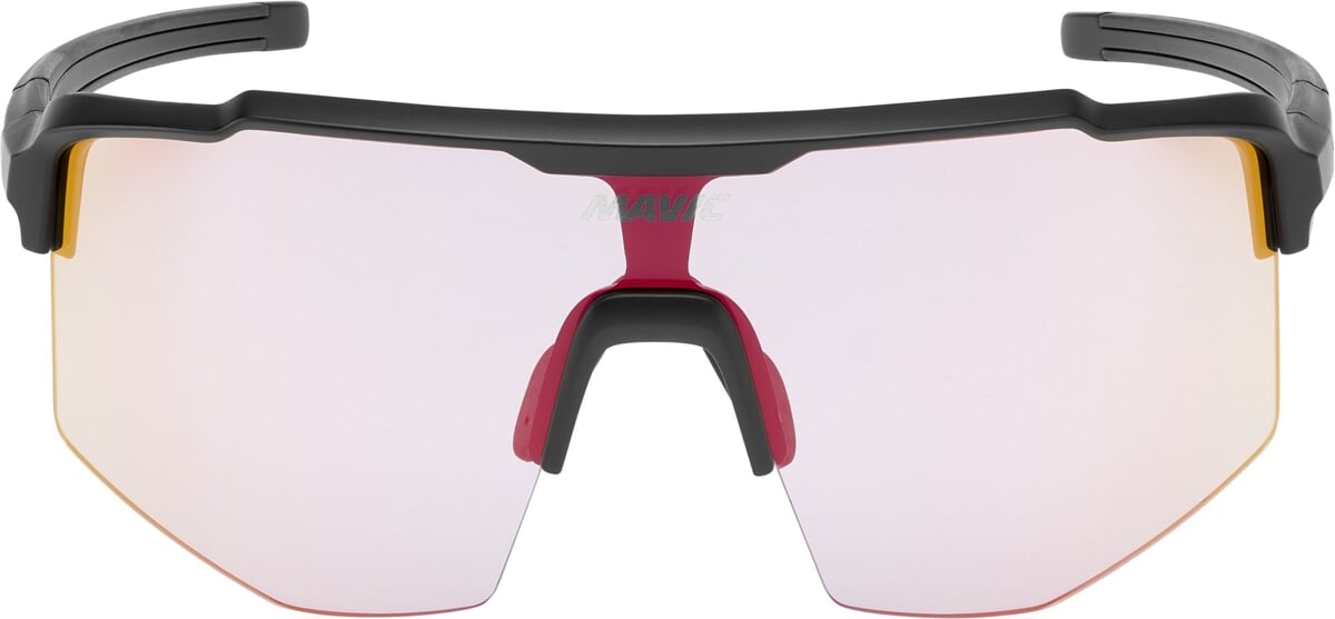 OKULARY MAVIC SHIELD CZARNO-CZERWONE FOTOCHROMICZNE (G000508)