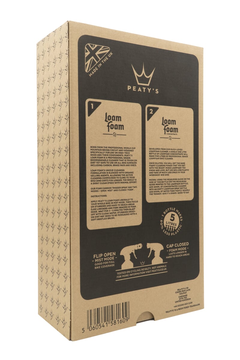 ZESTAW PREZENTOWY PEATY'S - ZESTAW STARTOWY LOAM FOAM (PGP-LFS-4)