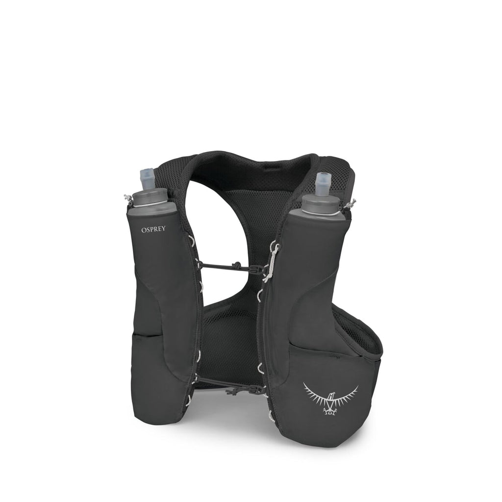 Osprey Duro LT Kamizelka Biegowa Męska z Soft Flaskami 500ml – Czarna, Lekka, Profesjonalna na Maratony i Ultra