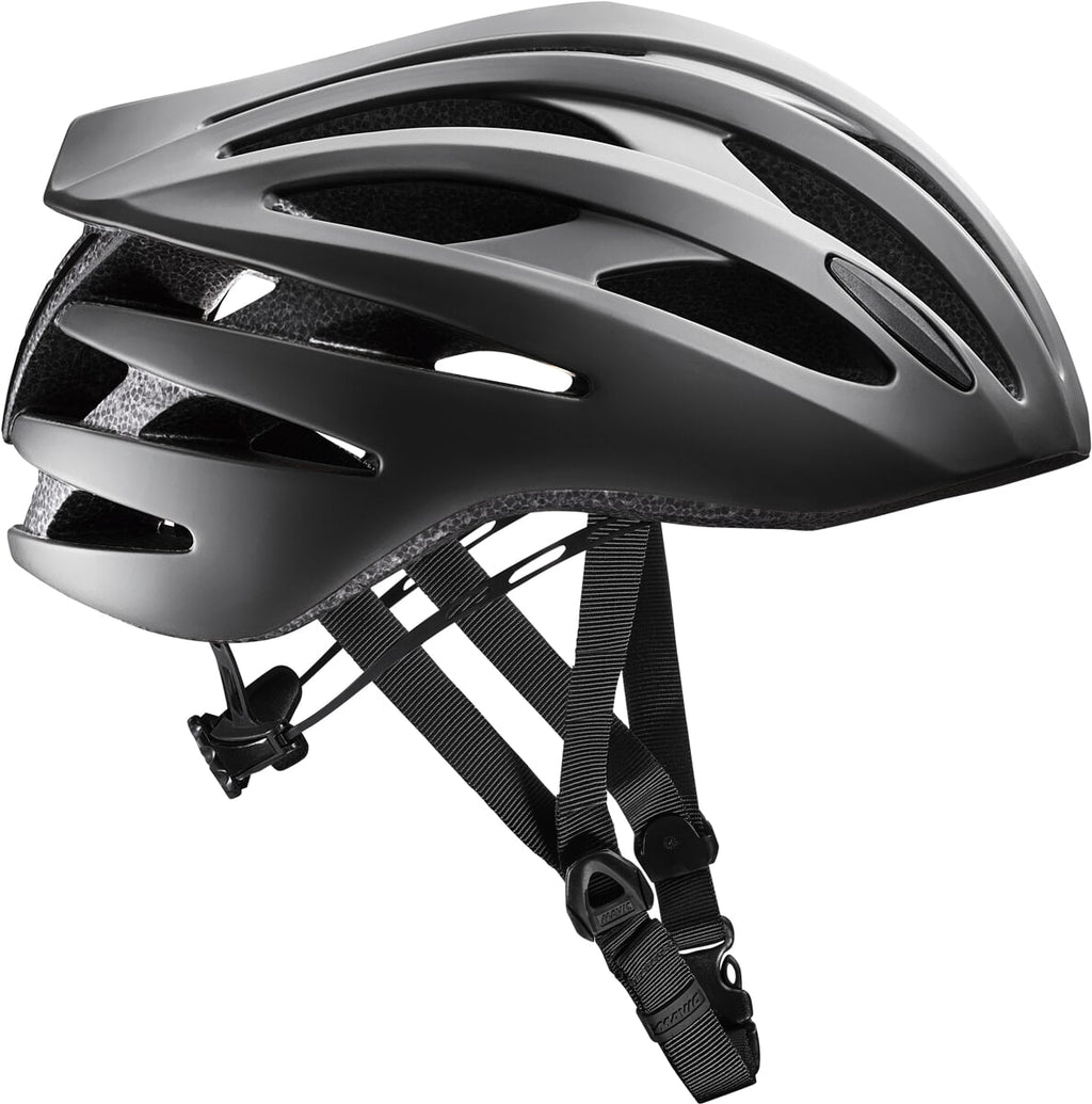 KASK MAVIC AKSIUM ELITE CZARNY METALICZNY/CZARNY (410063)