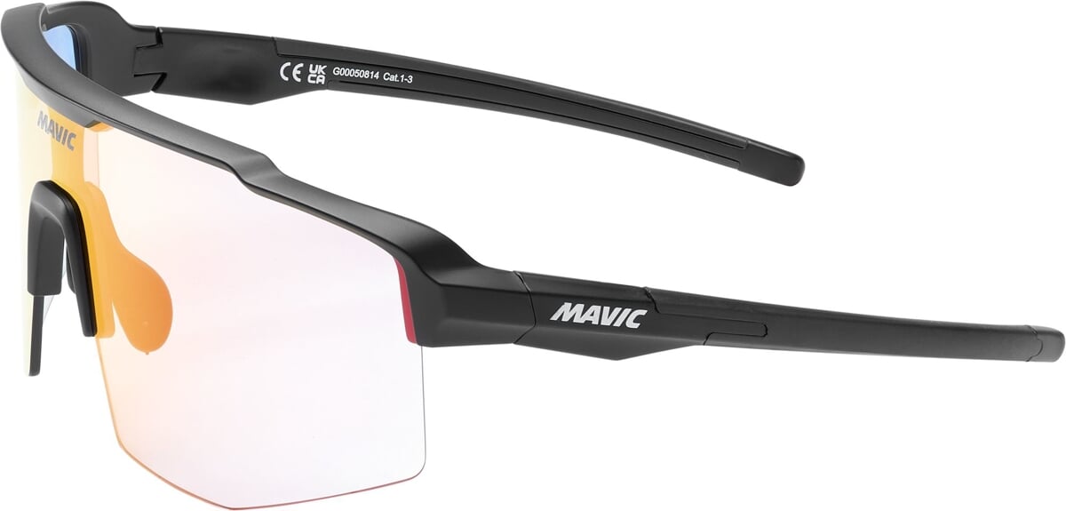 OKULARY MAVIC SHIELD CZARNO-CZERWONE FOTOCHROMICZNE (G000508)