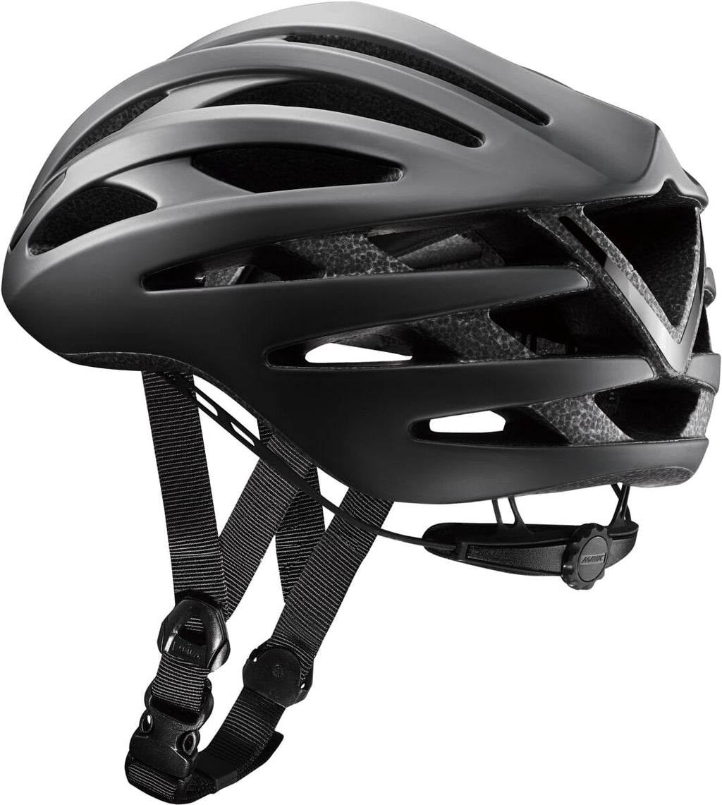 KASK MAVIC AKSIUM ELITE CZARNY METALICZNY/CZARNY (410063)