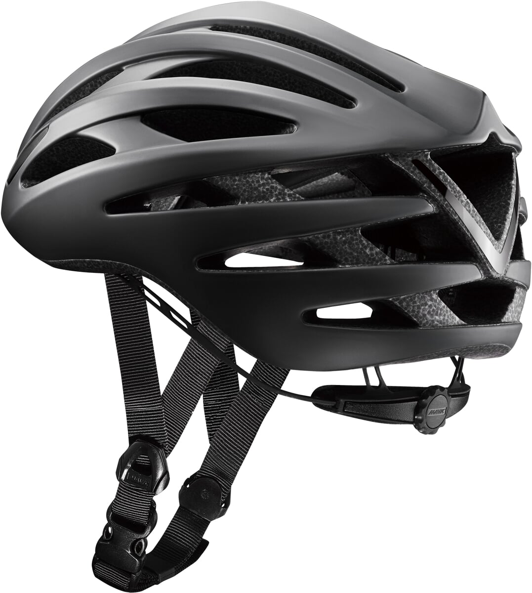 KASK MAVIC AKSIUM ELITE CZARNY METALICZNY/CZARNY (410063)