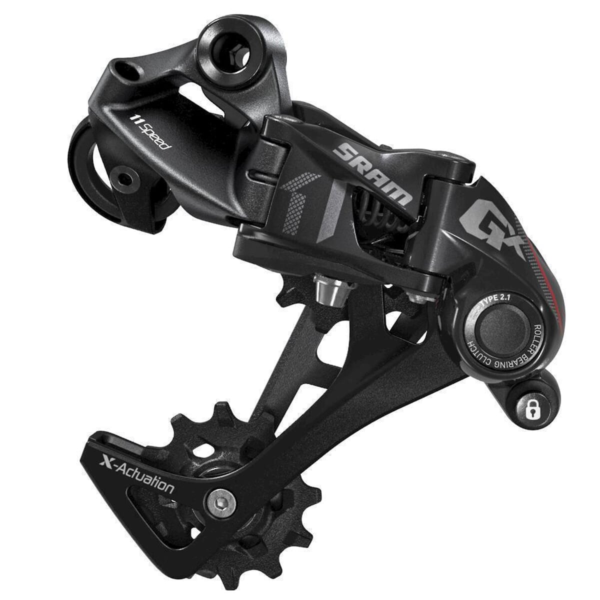 00.7518.081.001 - SRAM AM RD GX 1X11SPD DŁUGA KLATKA CZERWONY