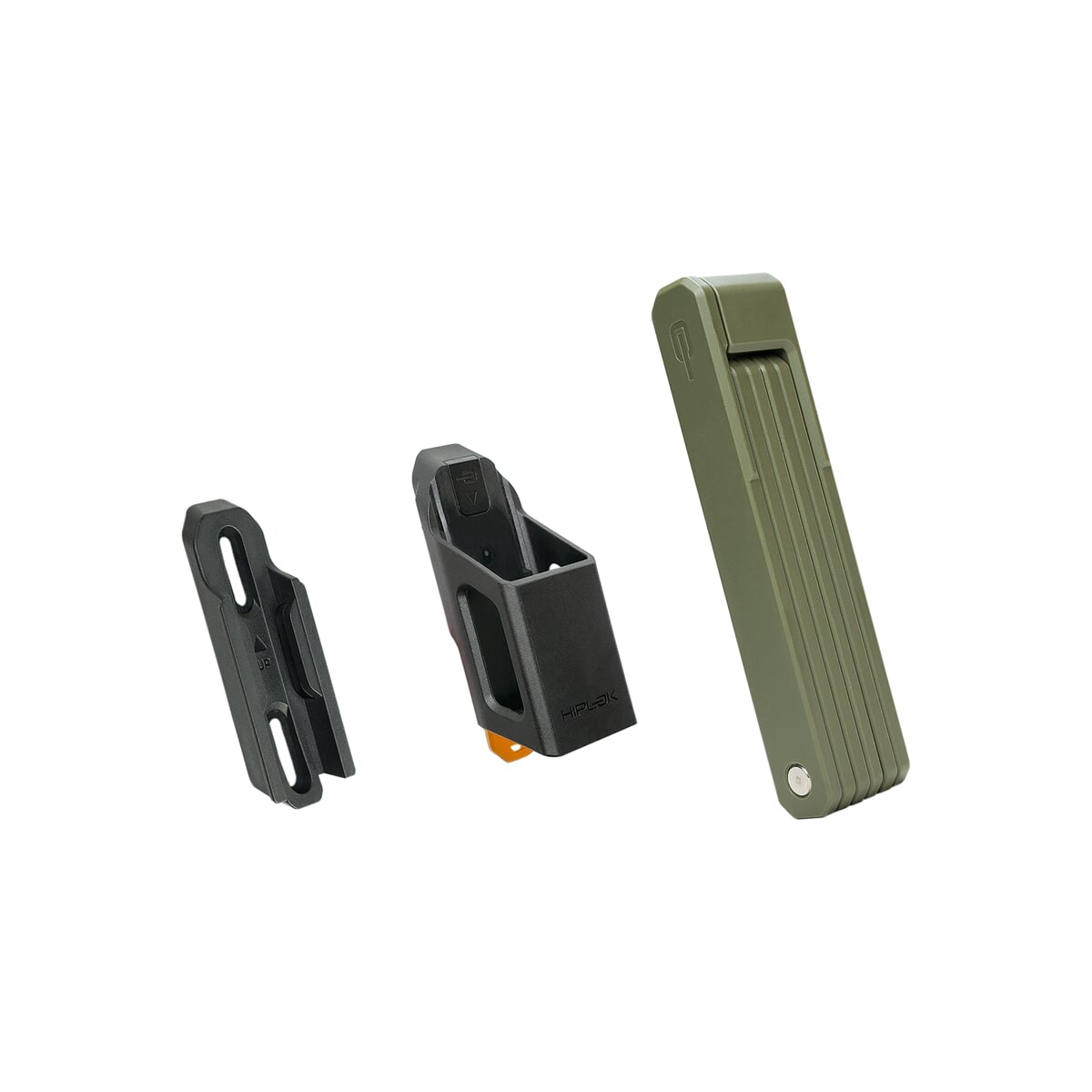 Zapięcie Rowerowe Hiplok Switch 85cm Zielone Składane, Stal Hartowana