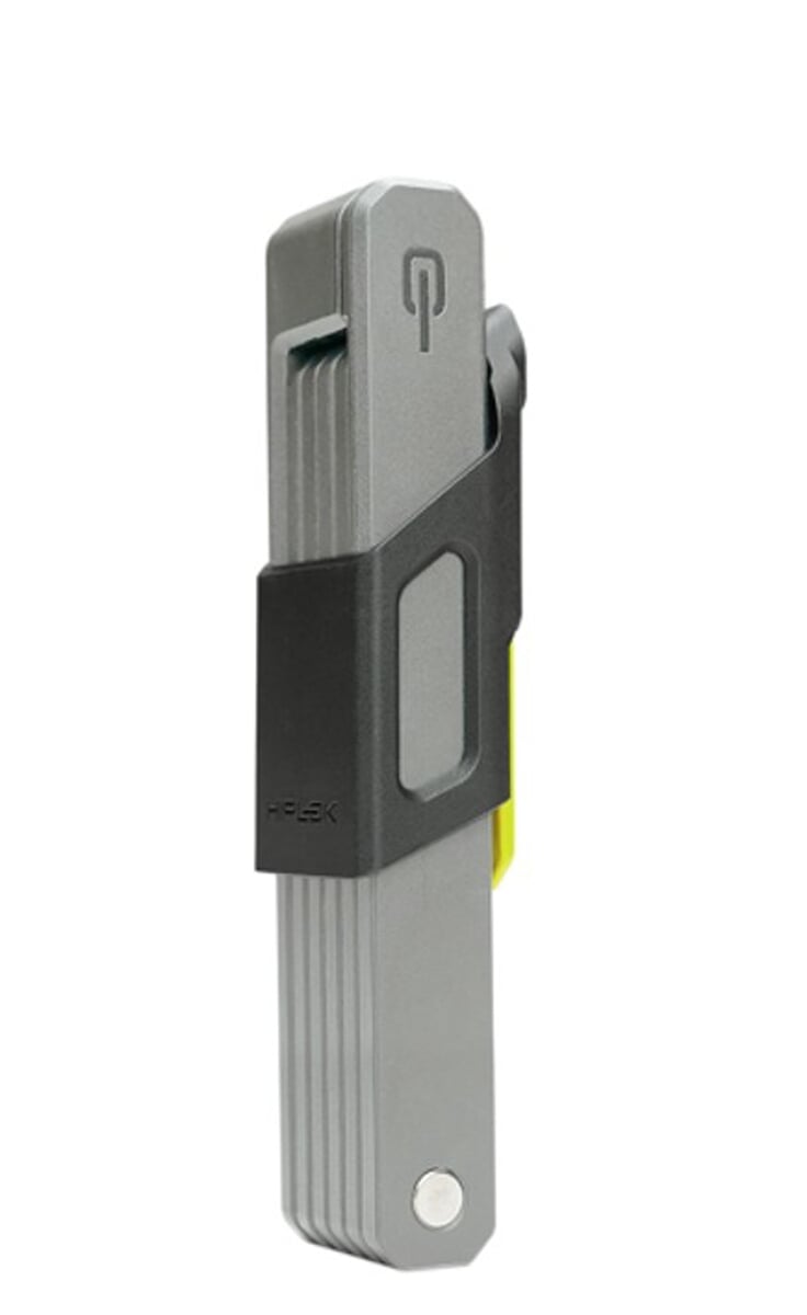 Hiplok Switch 105cm Szary Zamek Rowerowy Składany, Solidna Stal Hartowana, Łatwy Montaż, Profesjonalna Ochrona.