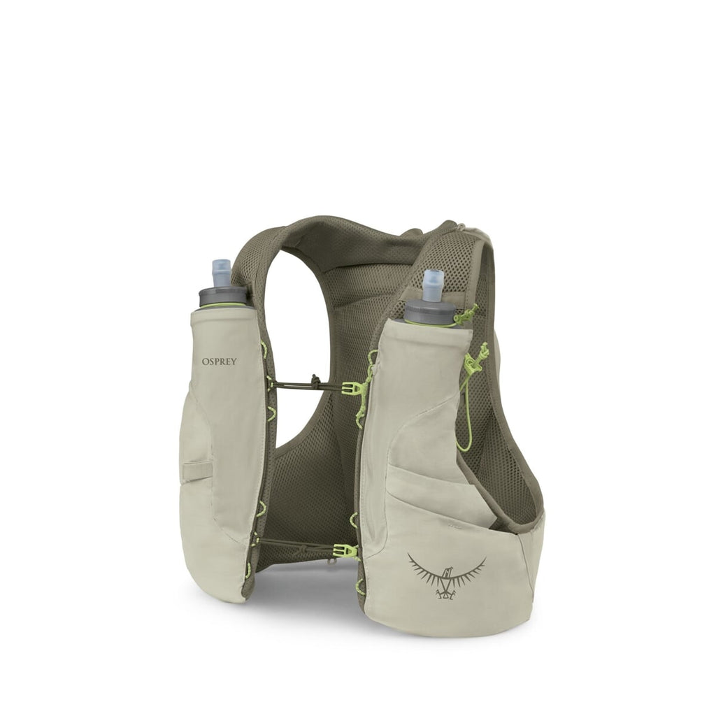 Osprey Duro 6 Kamizelka Biegowa z Softflaskami 2x500ml – Stabilność i Komfort na Długie Dystanse, Kolor Sandy Grey