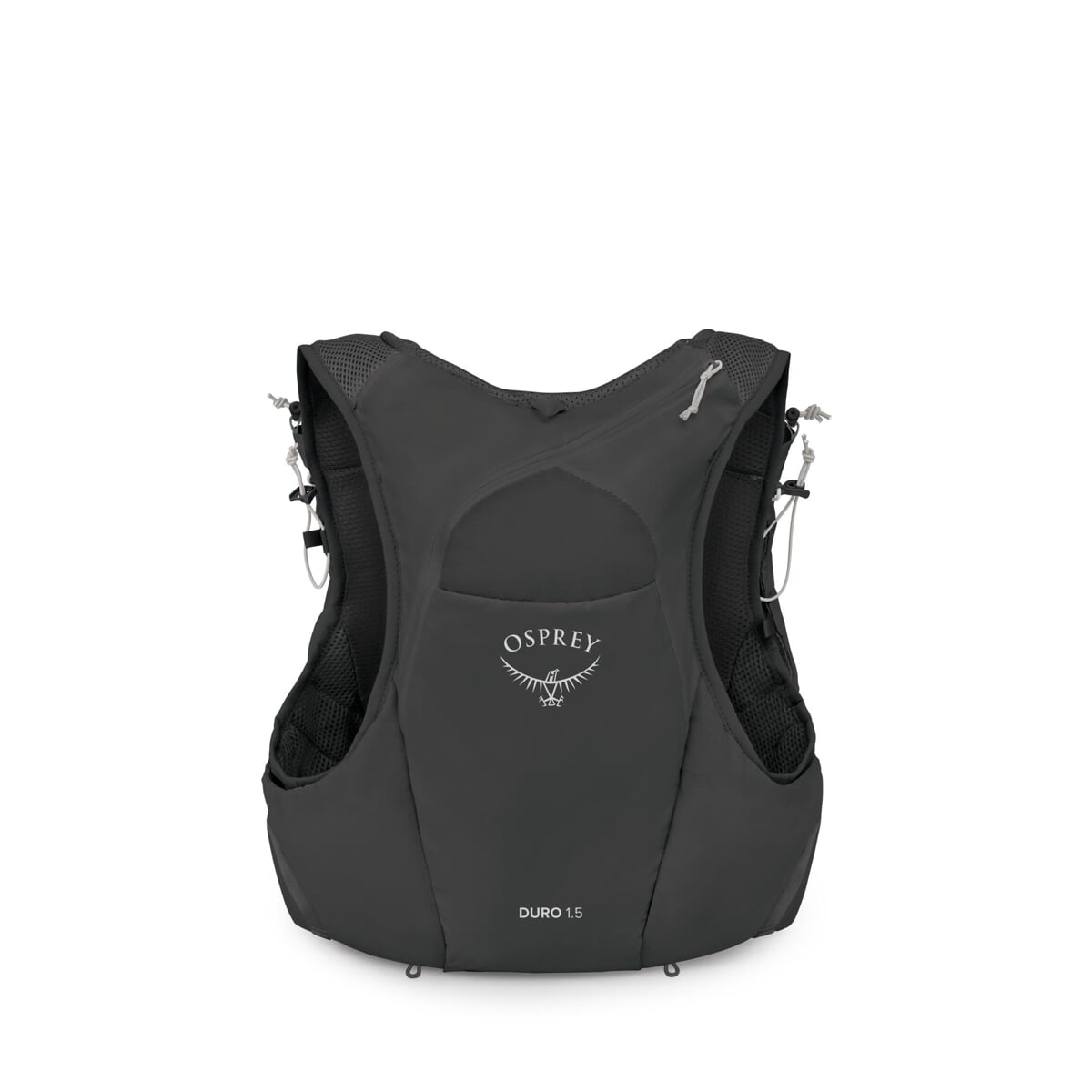 Osprey Kamizelka Biegowa Duro 1.5 z Soft Flaskami, Czarna, Męska, Ultralekka, Bez Podskakiwania