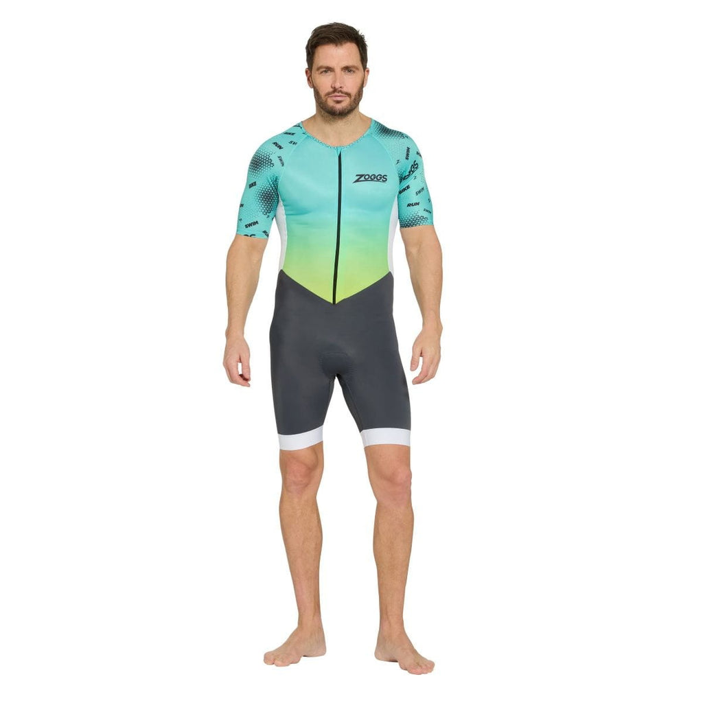 Zoggs Trisuit Pro Męski Predator Wysokiej Klasy Strój Triathlonowy Komfortowy Na Zawody I Trening