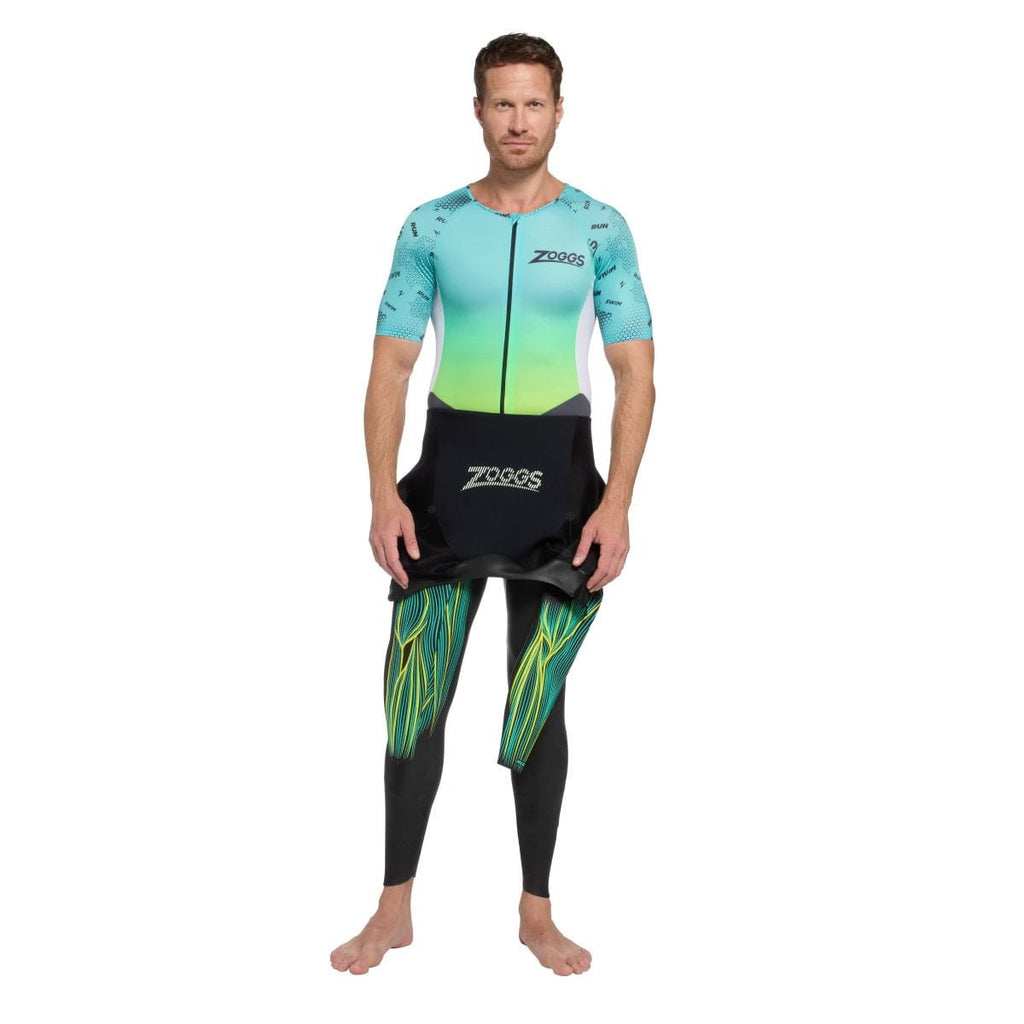 Zoggs Trisuit Pro Męski Predator Wysokiej Klasy Strój Triathlonowy Komfortowy Na Zawody I Trening