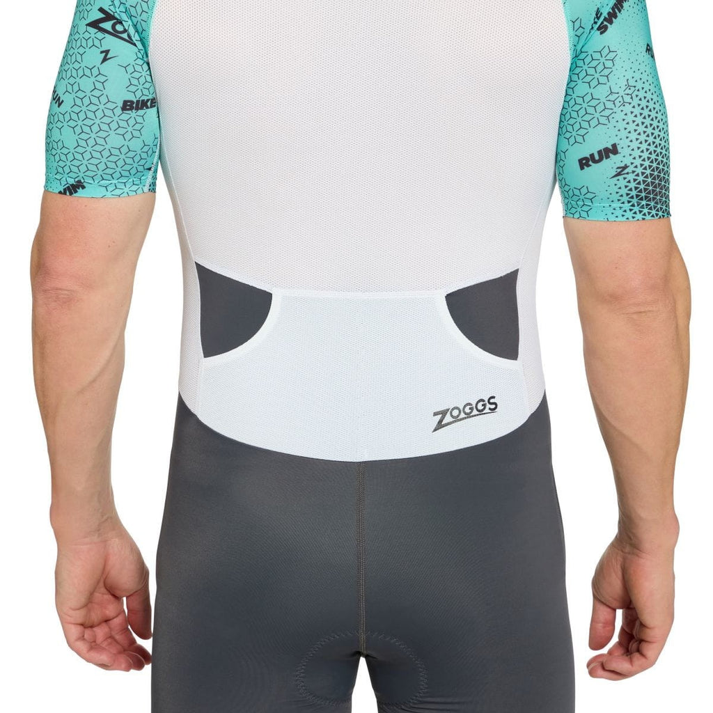 Zoggs Trisuit Pro Męski Predator Wysokiej Klasy Strój Triathlonowy Komfortowy Na Zawody I Trening