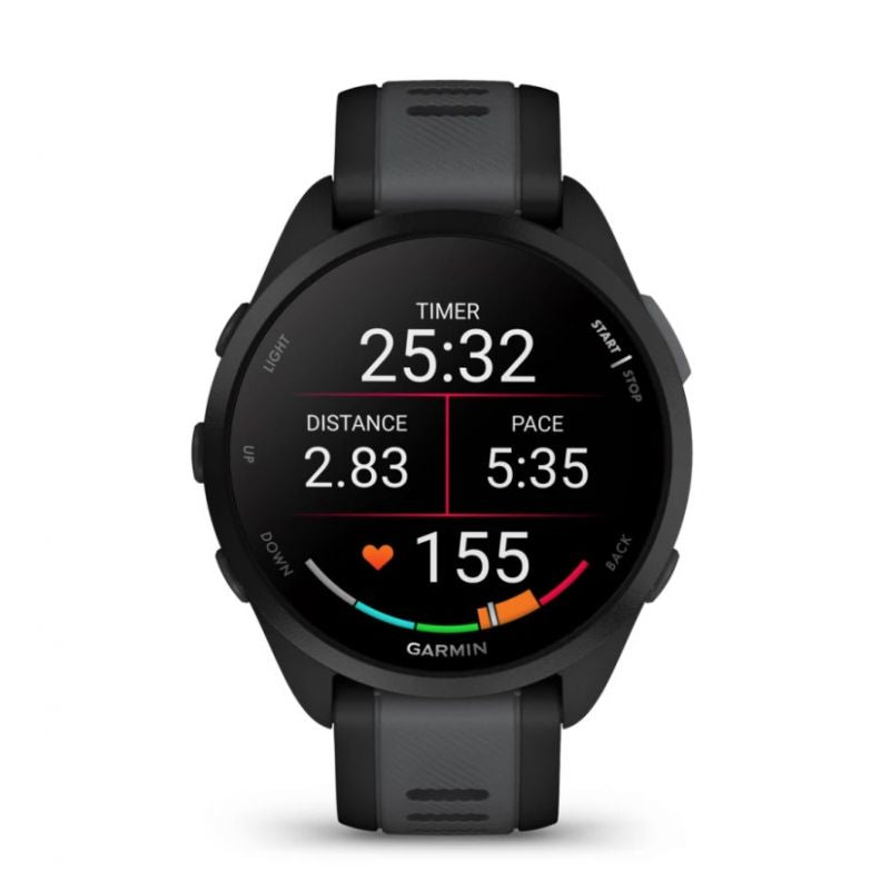 Zegarek Garmin Forerunner 165 Black / Slate Grey 43 mm 010-02863-20