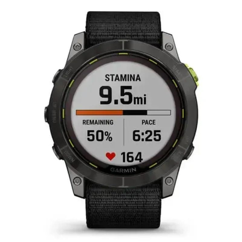 Zegarek sportowy Garmin Enduro 2 Solar Black Carbon Gray DLC Ti Ultrafit Band 010-02754-01