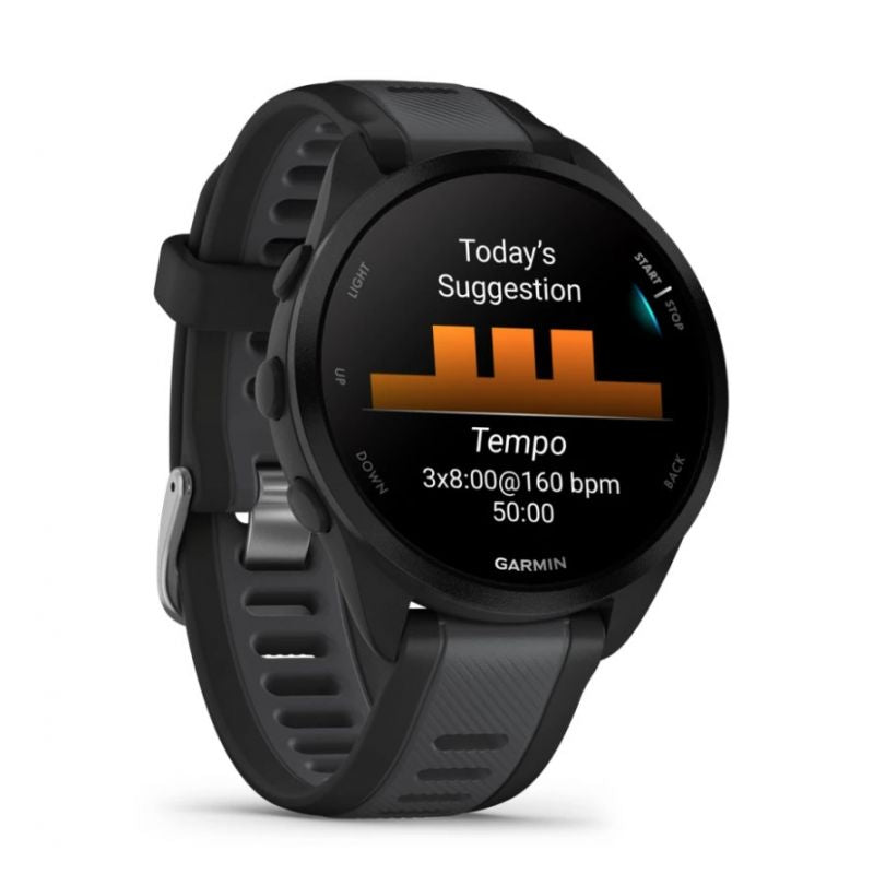 Zegarek Garmin Forerunner 165 Black / Slate Grey 43 mm 010-02863-20